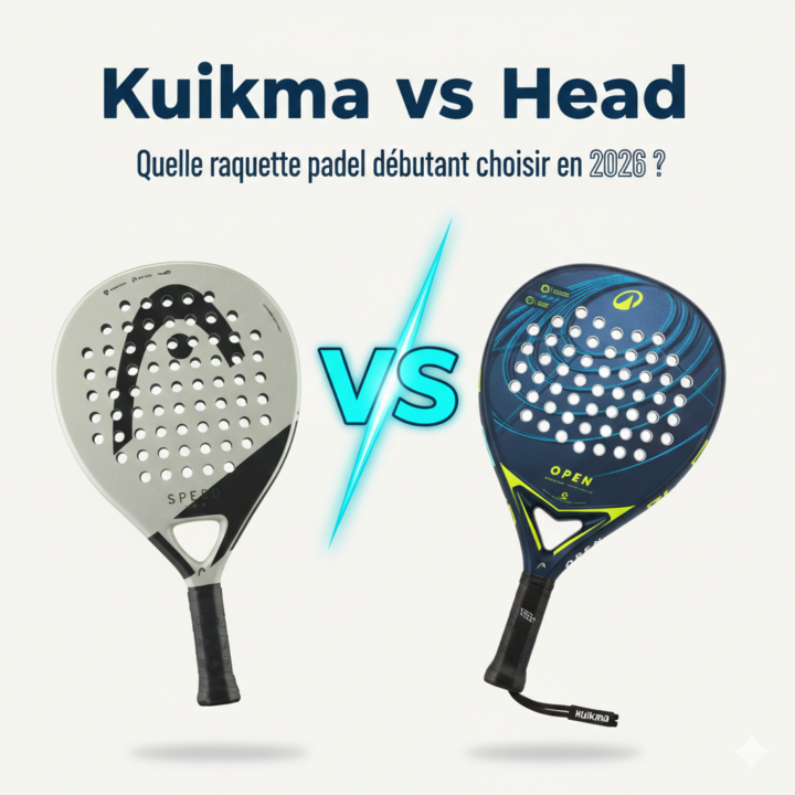 Kuikma vs Head : Quelle raquette de padel débutant choisir en 2026 ?