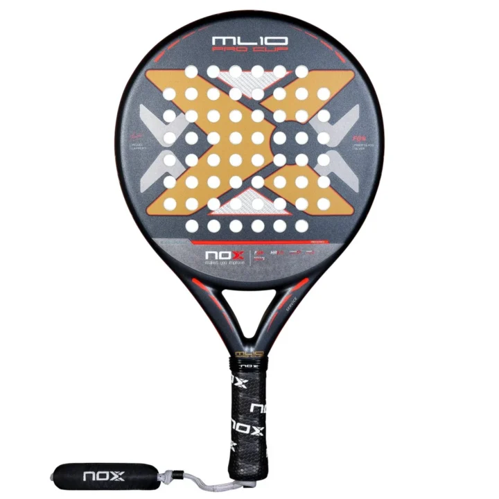 Raquette de padel Nox ML10 Pro Cup référence confort pour éviter le tennis elbow